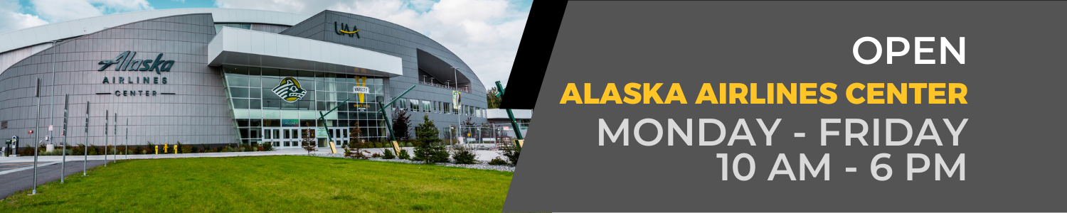 Open inside the Alaska Airlines Center